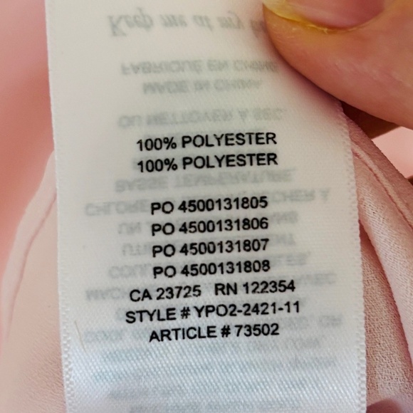 Aritzia Sunday best Kimberly Pink cropped blouse SZ Medium - Picture 7 of 7